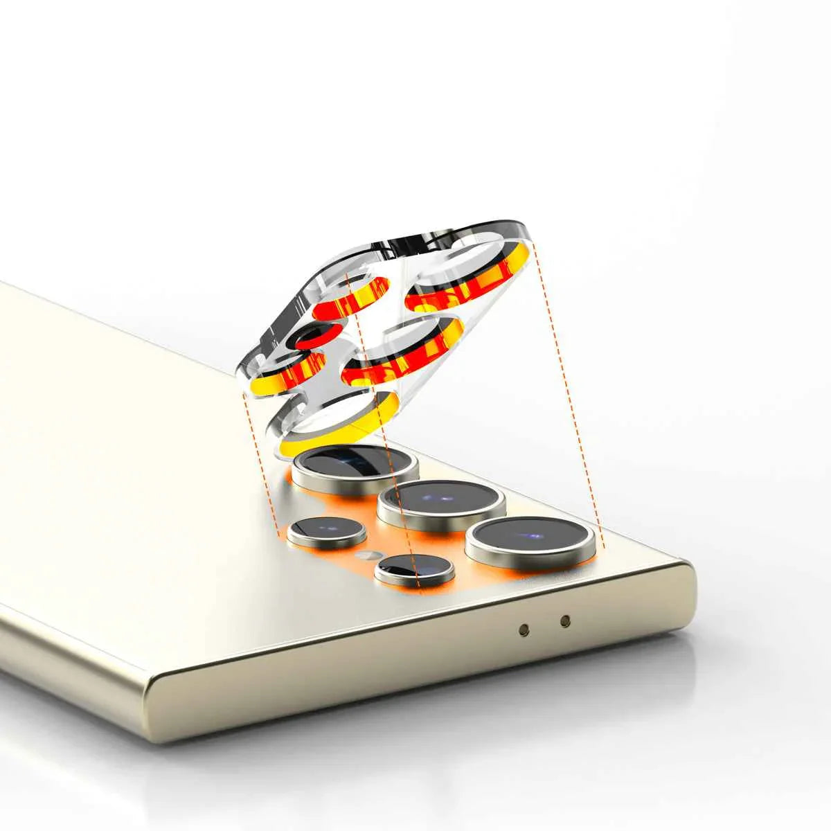 Galaxy S24 Ultra Araree C-Subcore Camera Lens Protector -Clear Galaxy S24 Ultra Araree C-Subcore Camera Lens Protector -Clear